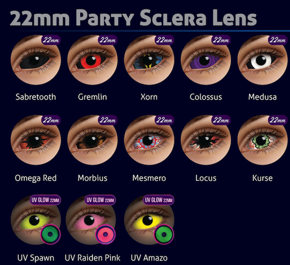 ColourVUE Party Lens 22mm