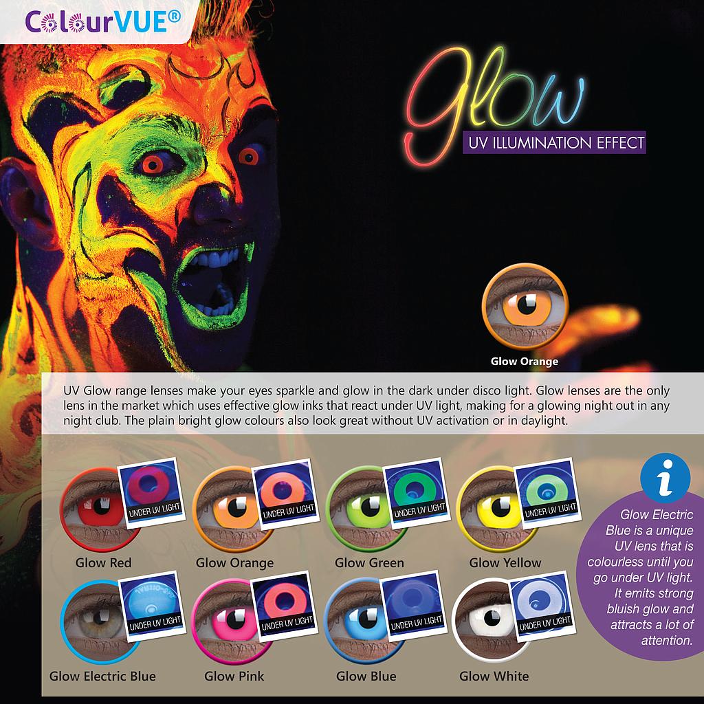 ColourVUE Crazy Lens UV Glow Yearly